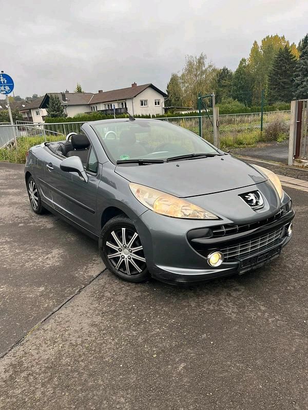 Silber Gebraucht 2008 Peugeot 207 CC Cabrio | 1.400 € (Superpreis) - Bild 1/4