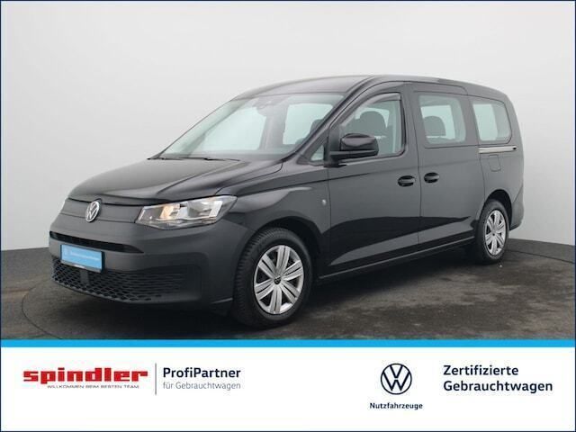 Schwarz Gebraucht 2022 VW Caddy Maxi Basis Van / Kleinbus | 27.980 € - Bild 1/2
