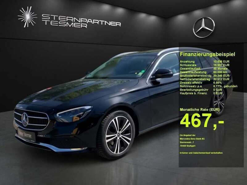 Schwarz Gebraucht 2024 Mercedes E200 Avantgarde Limousine | 41.950 € (Fairer Preis) - Bild 1/3