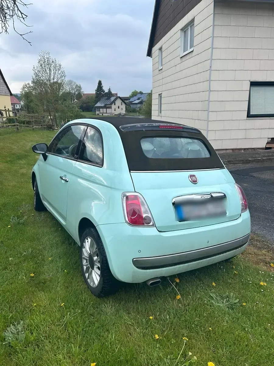 Gebraucht Fiat 500C 69 PS (50 kW) 2014 Grün Cabrio