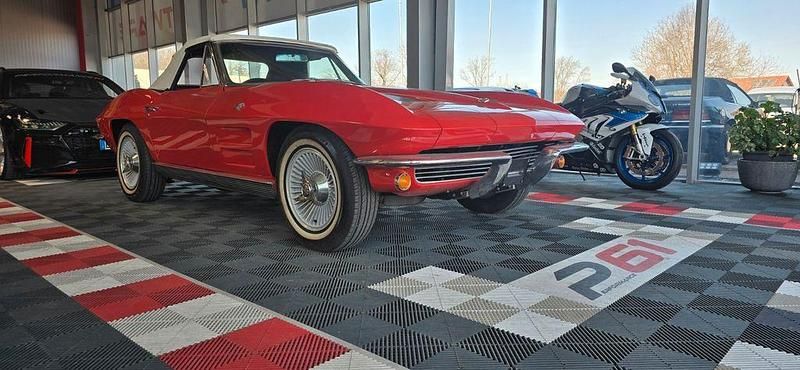 Rot Gebraucht 1963 Corvette Stingray Cabrio | 58.999 € - Bild 1/4