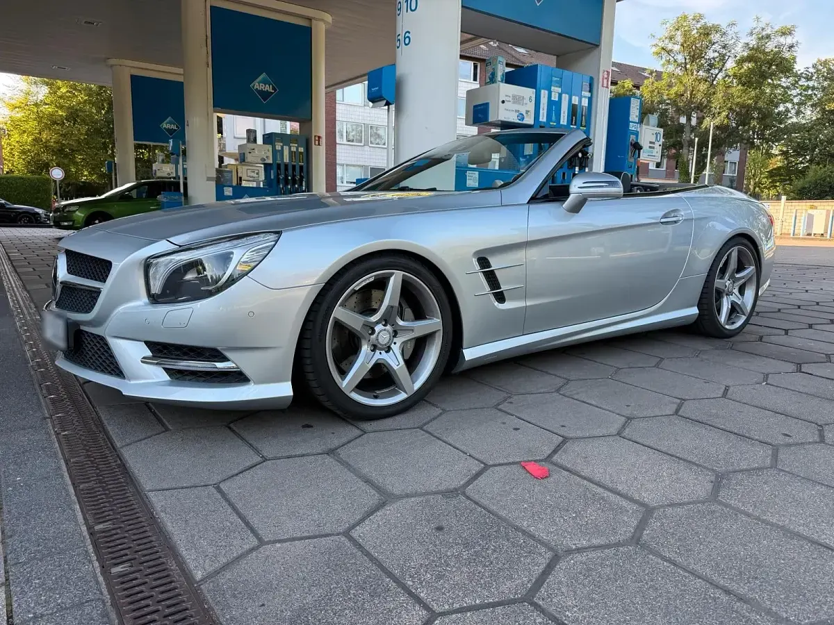 Gebraucht Mercedes SL500 AMG 435 PS (319 kW) 2013 Silber Cabrio