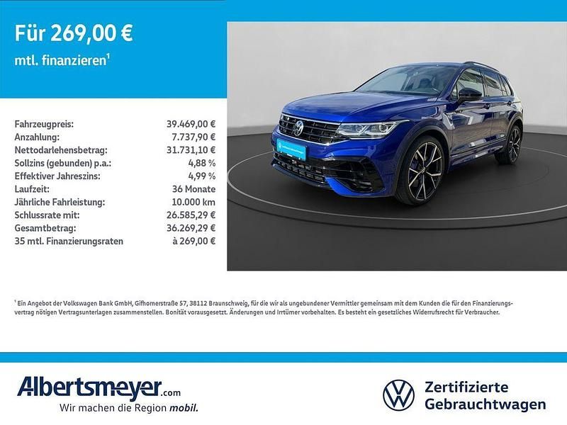 Blau Gebraucht 2021 VW Tiguan R SUV | 39.469 € (Fairer Preis) - Bild 1/4