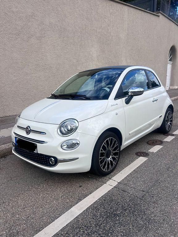 Weiß Gebraucht 2021 Fiat 500C Dolcevita Cabrio | 12.600 € (Fairer Preis) - Bild 1/4