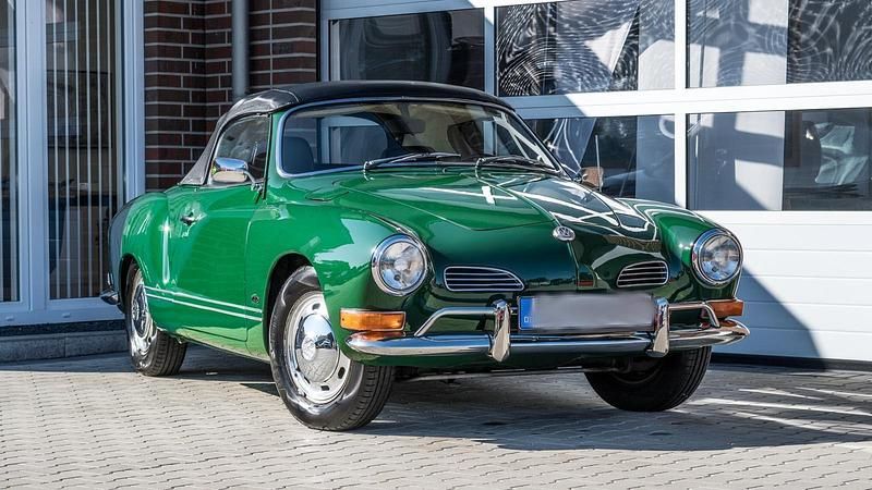 Grün Gebraucht 1971 VW Karmann Ghia Karmann Cabrio | 19.900 € - Bild 1/4