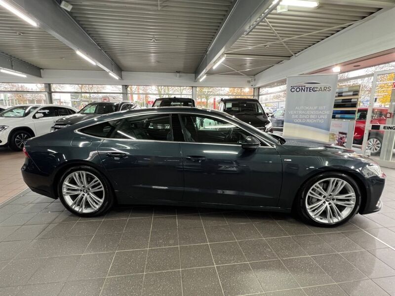 Tritonblau Gebraucht 2019 Audi A7 Sportback S-Line Kleinwagen | 39.999 € (Superpreis) - Bild 1/4