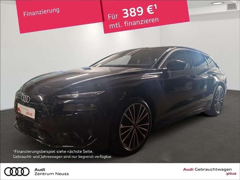 Schwarz (mythosschwarz) Gebraucht 2025 Audi A6 e-tron Comfort Kombi | 55.990 € (Fairer Preis) - Bild 1/3