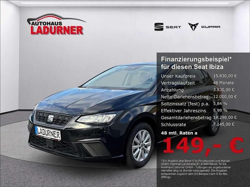Schwarz Gebraucht 2022 Seat Ibiza Style Kleinwagen | 15.830 € (Fairer Preis) - Bild 1/4