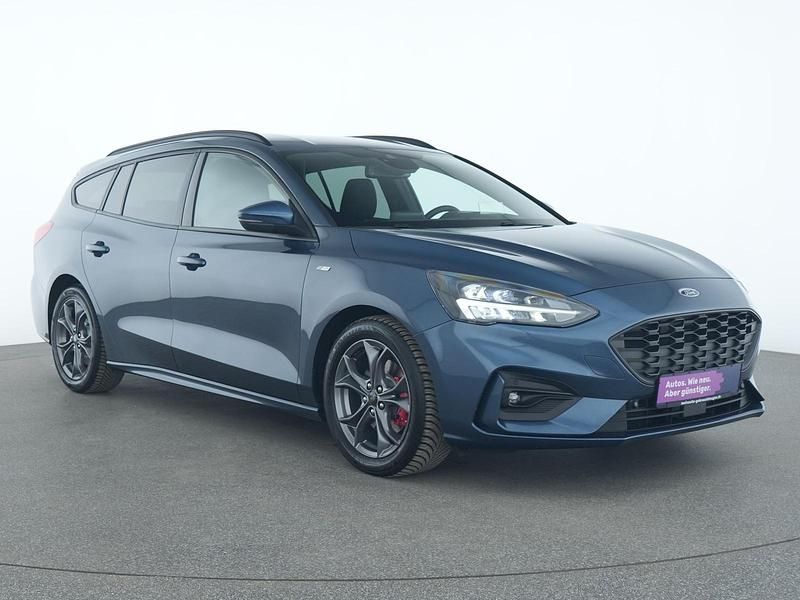 Gebraucht Ford Focus ST-Line 125 PS (91 kW) 2021 Blau Kombi