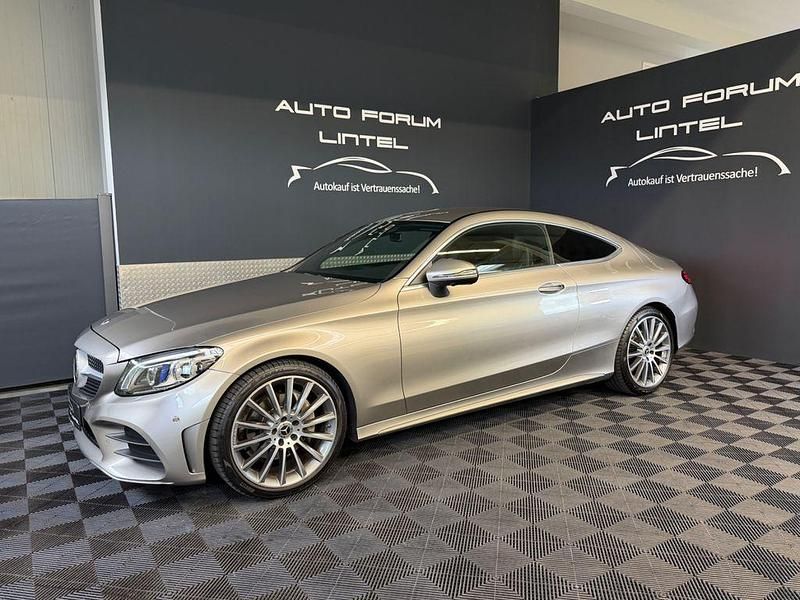 Gebraucht Mercedes C220 AMG line 194 PS (142 kW) 2020 Silber Coupé