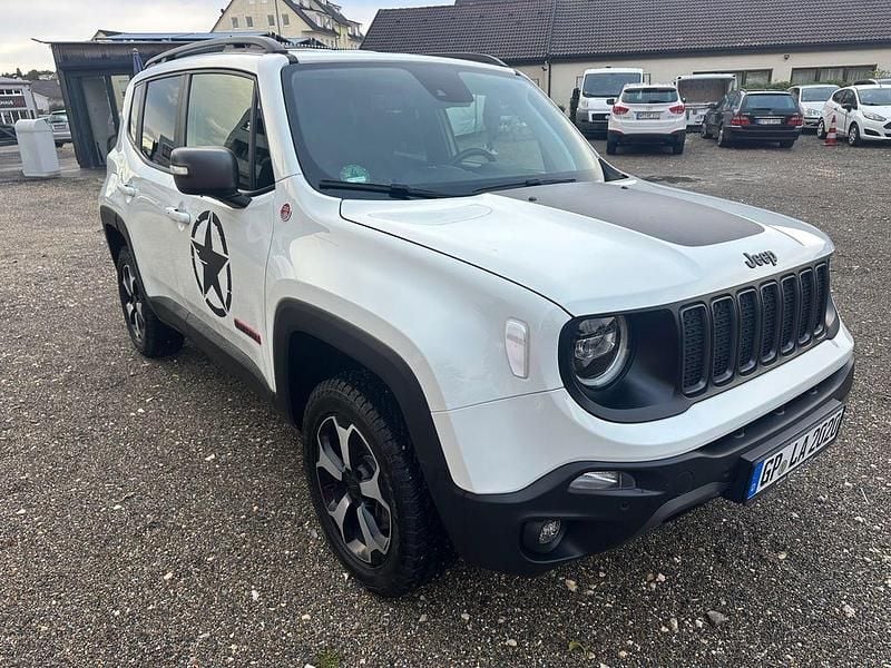 Weiß Gebraucht 2020 Jeep Renegade Trailhawk SUV | 19.999 € (Guter Preis) - Bild 1/4