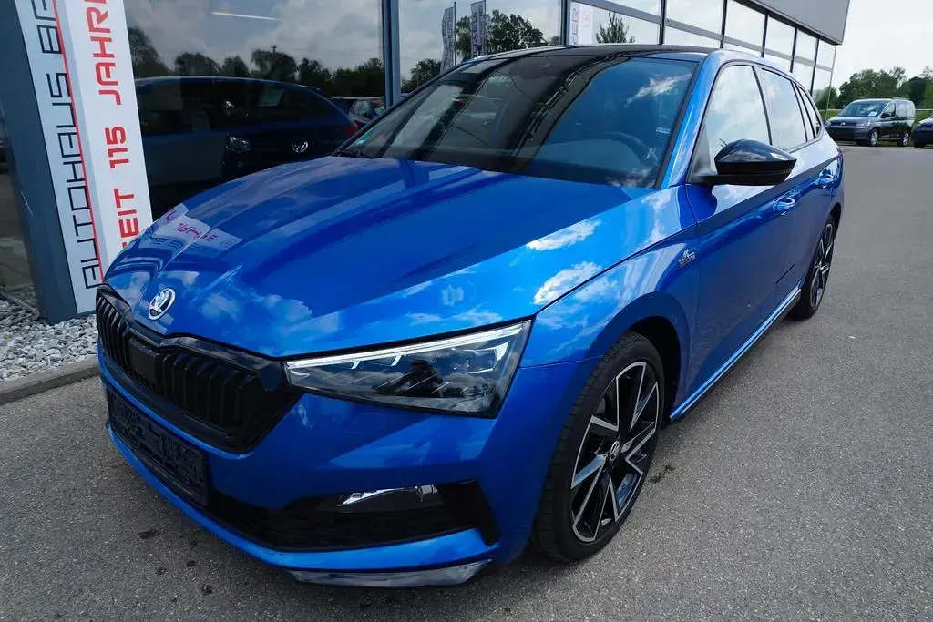 Gebraucht Skoda Scala Monte Carlo 150 PS (110 kW) 2021 Blau Kleinwagen