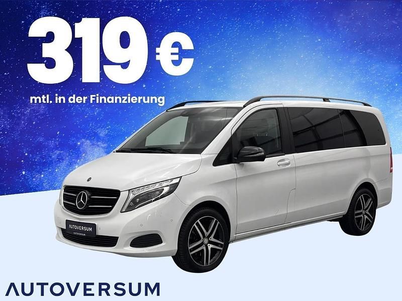 Bergkristallweiß metallic Gebraucht 2018 Mercedes V250 Night Van / Kleinbus | 40.885 € (Superpreis) - Bild 1/3