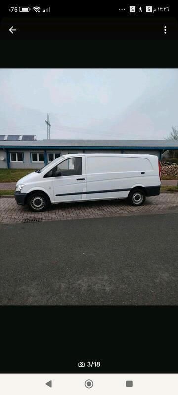 Weiß Gebraucht 2014 Mercedes Vito Van / Kleinbus | 6.800 € (Superpreis) - Bild 1/4