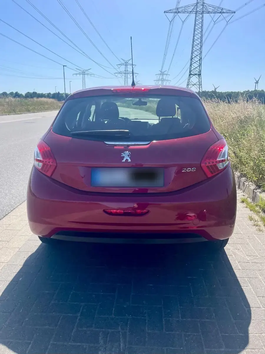 Gebraucht Peugeot 208 90 PS (66 kW) 2012 Rot Kleinwagen