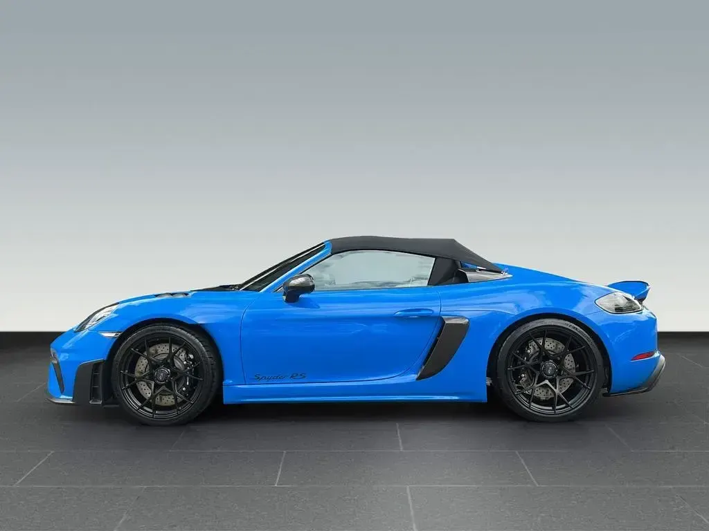Gebraucht Porsche 718 Spyder RS 500 PS (367 kW) 2025 Blau Cabrio