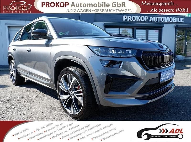 Grau Gebraucht 2023 Skoda Kodiaq RS SUV | 42.999 € (Guter Preis) - Bild 1/4