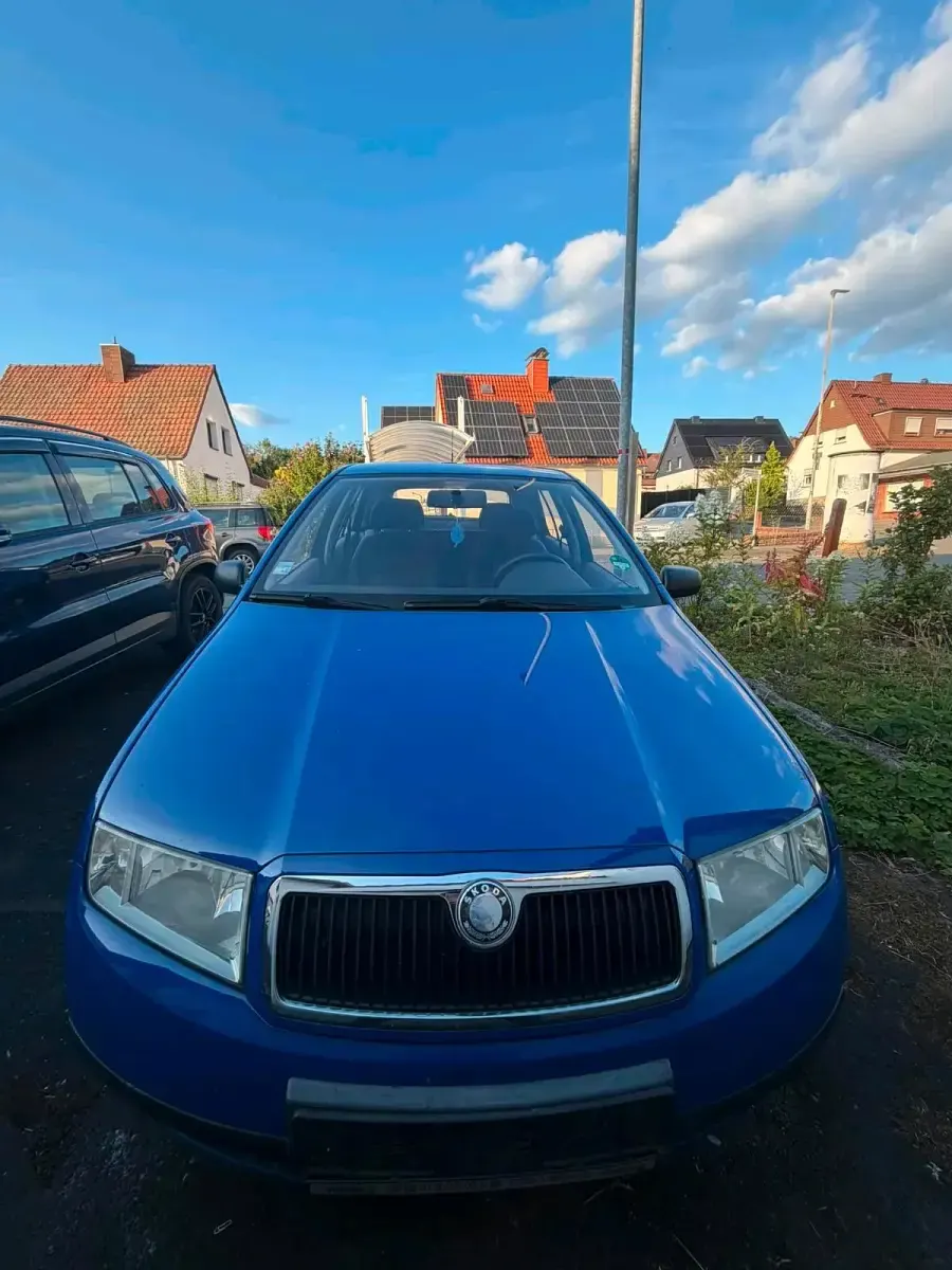Gebraucht Skoda Fabia 60 PS (44 kW) 2001 Blau Kleinwagen
