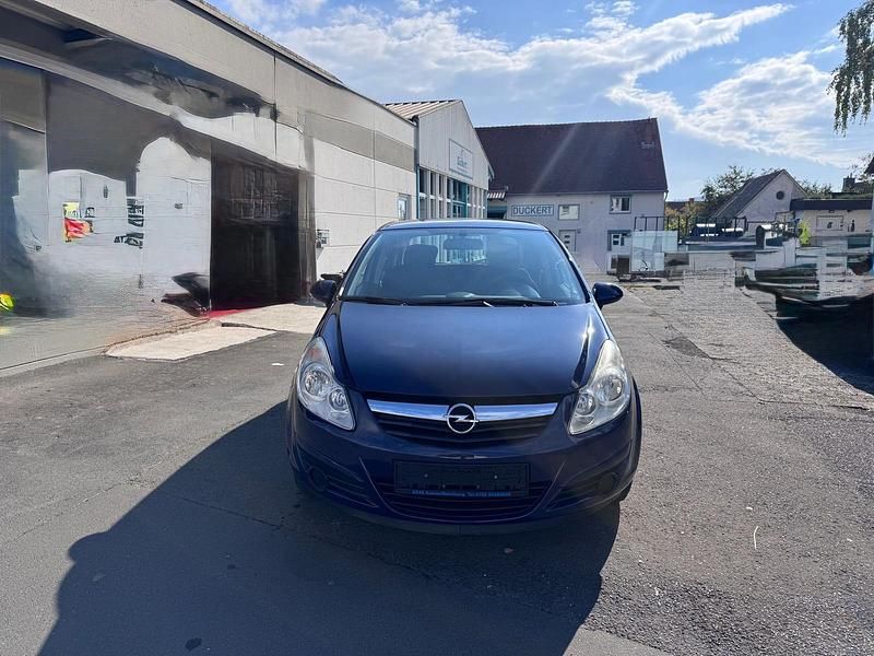 Blau Gebraucht 2009 Opel Corsa Kleinwagen | 3.200 € (Etwas zu teuer) - Bild 1/4