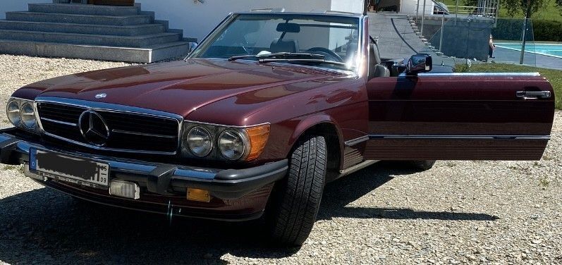 Rot Gebraucht 1986 Mercedes 560 Cabrio | 19.700 € - Bild 1/4