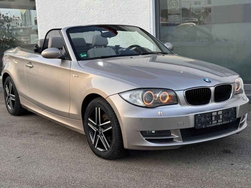 Silber Gebraucht 2008 BMW 120 Cabriolet Cabrio | 6.490 € (Guter Preis) - Bild 1/4
