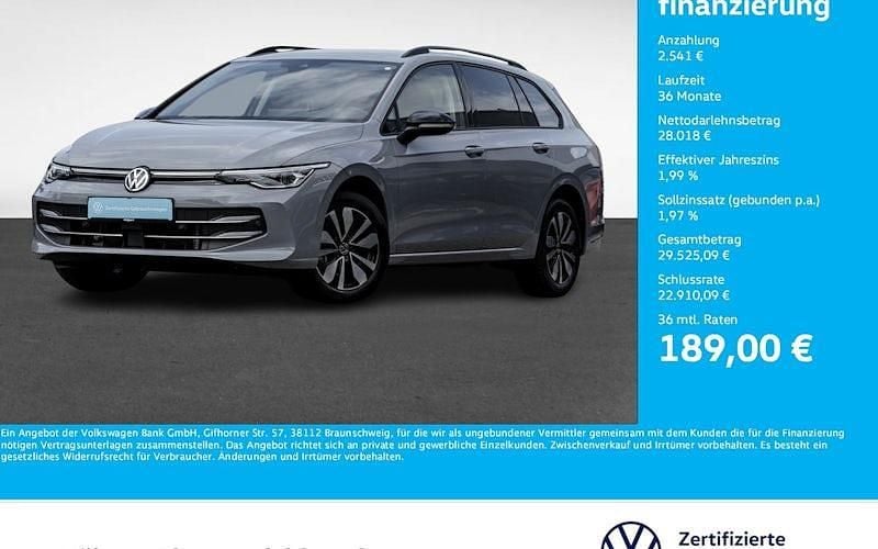 Mondsteingrau Gebraucht 2024 VW Golf VIII Goal Kombi | 30.559 € (Superpreis) - Bild 1/4