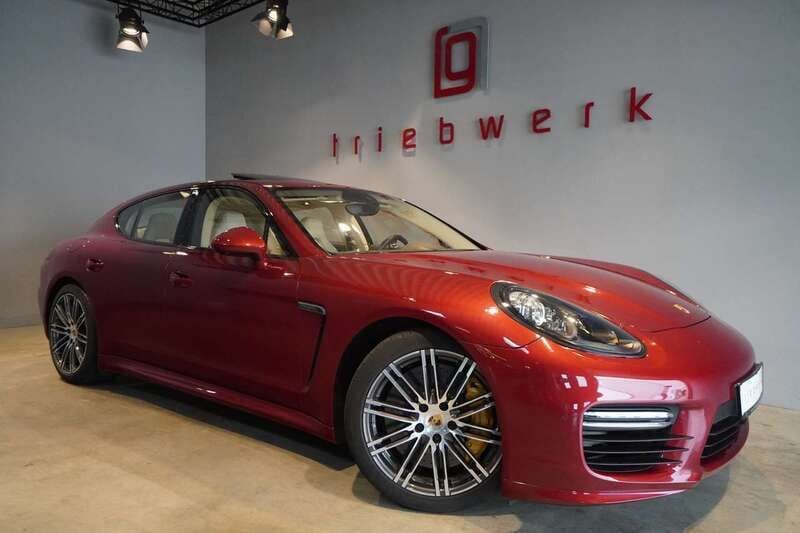 Rot Gebraucht 2015 Porsche Panamera GTS Limousine | 58.941 € (Teuer) - Bild 1/3