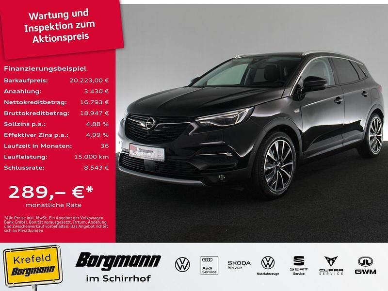 Diamant schwarz/karbon schwarz (metallic) Gebraucht 2021 Opel Grandland X Ultimate SUV | 20.223 € (Guter Preis) - Bild 1/2