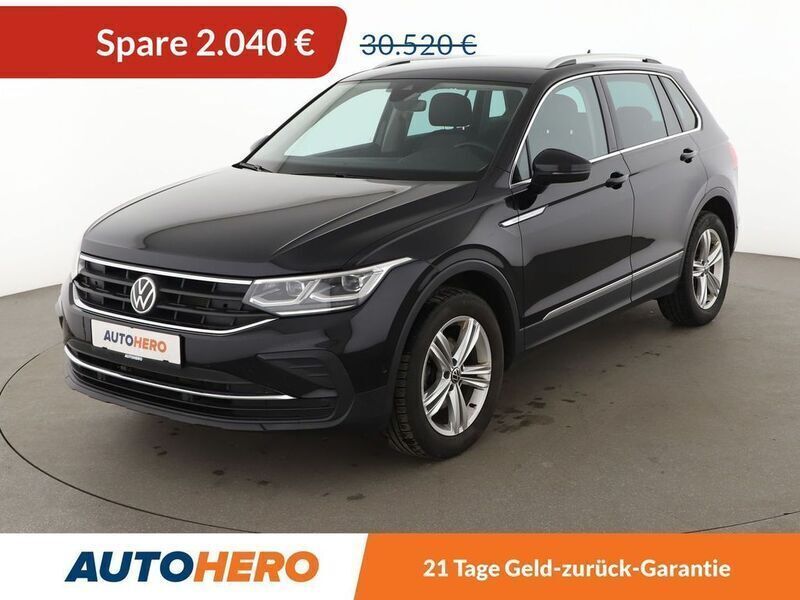 Schwarz Gebraucht 2021 VW Tiguan Life SUV | 27.870 € (Guter Preis) - Bild 1/3
