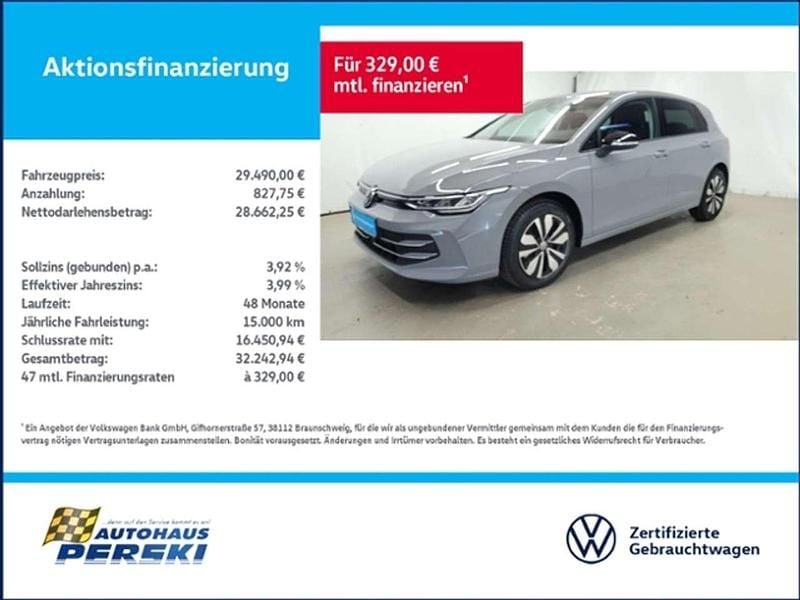 Grau Gebraucht 2024 VW Golf VIII Goal Limousine | 27.990 € (Superpreis) - Bild 1/4