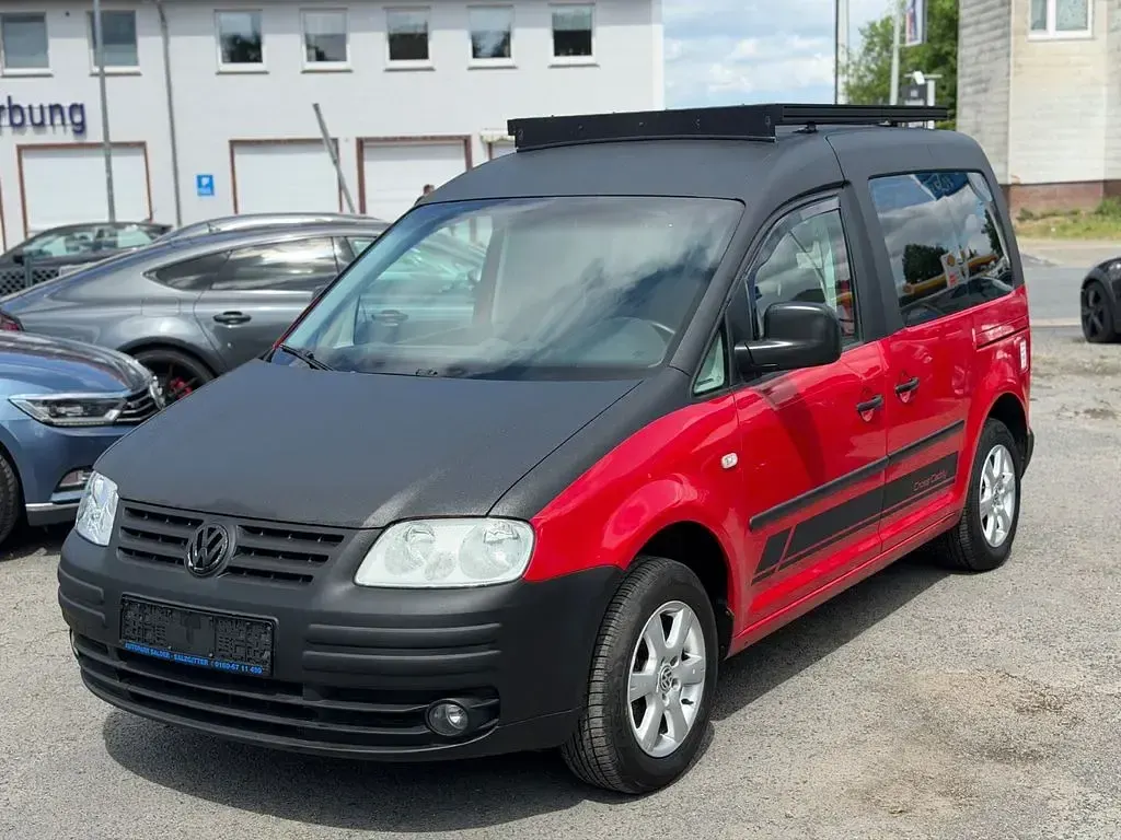 Gebraucht VW Caddy Life 105 PS (77 kW) 2004 Rot Van / Kleinbus