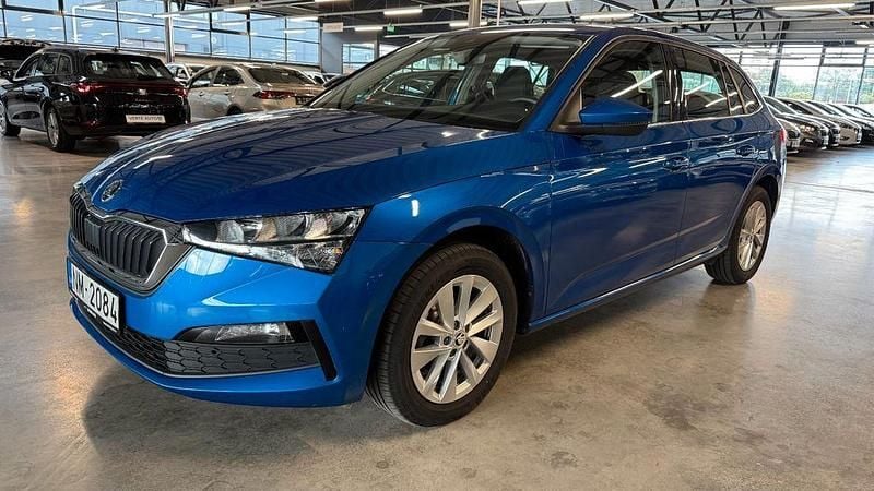 Gebraucht Skoda Scala Ambition 110 PS (80 kW) 2023 Blau Kleinwagen