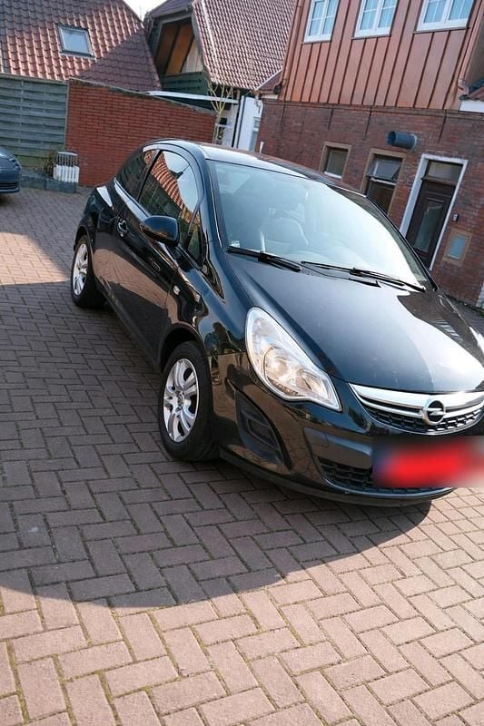 Gebraucht Opel Corsa 75 PS (55 kW) 2012 Schwarz Kleinwagen