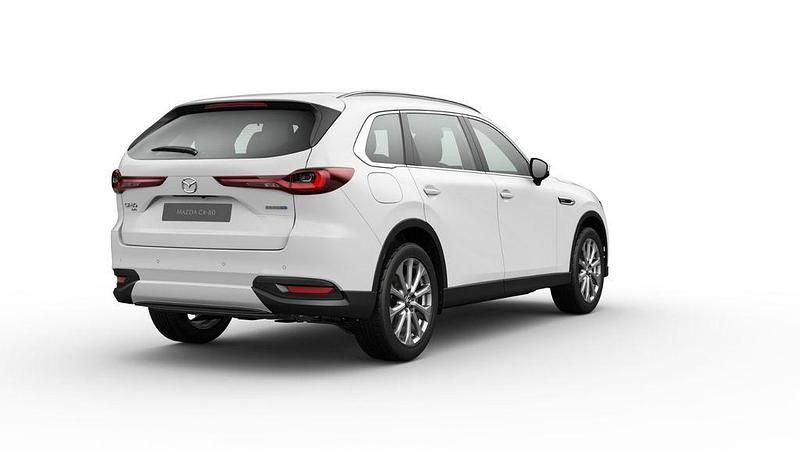 Neu Mazda CX-80 Exclusive-Line 254 PS (186 kW) 2025 Weiß SUV