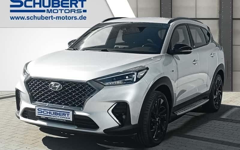 Platinum silver / mic Gebraucht 2020 Hyundai Tucson N Line SUV | 20.990 € (Fairer Preis) - Bild 1/4