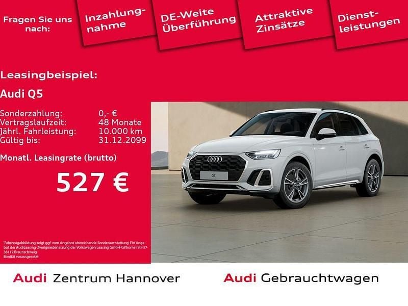 Ibisweiß Gebraucht 2021 Audi Q5 S-Line SUV | 34.990 € (Guter Preis) - Bild 1/4