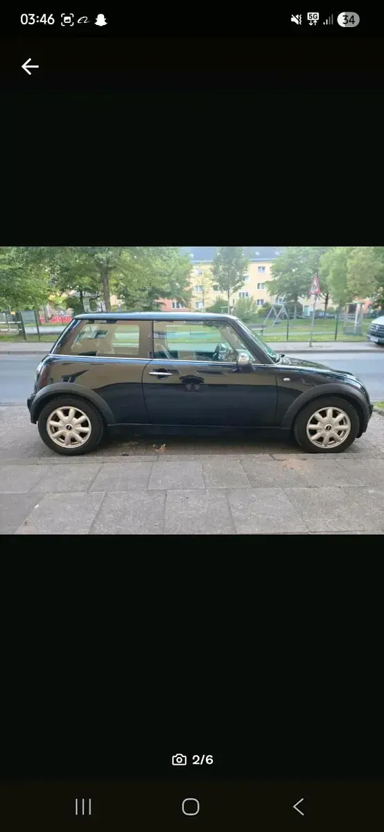 Occasion Mini ONE 90 PK (66 kW) 2004 Zwart Hatchback
