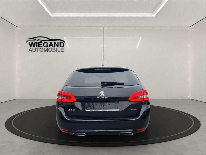 Gebraucht Peugeot 308 SW GT-line 131 PS (96 kW) 2018 Schwarz Kombi