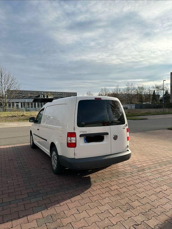 Gebraucht VW Caddy Maxi 105 PS (77 kW) 2009 Weiß Van / Kleinbus