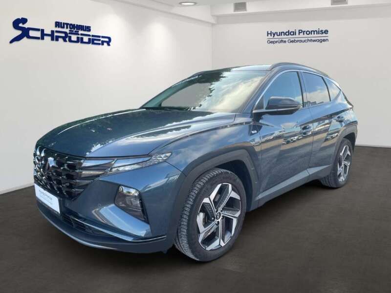Blau Gebraucht 2023 Hyundai Tucson Prime SUV | 35.900 € (Teuer) - Bild 1/4