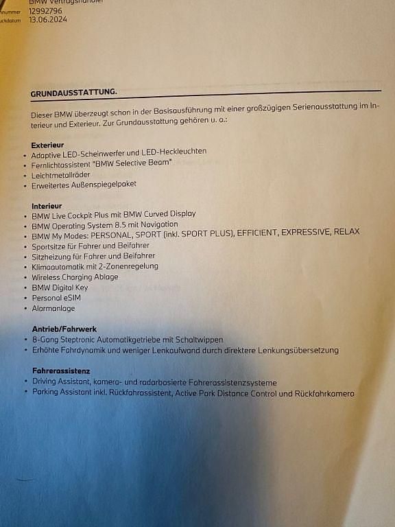 Gebraucht BMW 550e Performance 489 PS (359 kW) 2024 Weiß Limousine