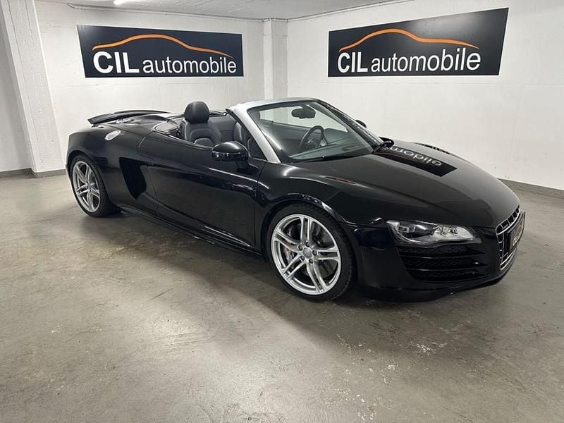 Schwarz Gebraucht 2010 Audi R8 Spyder Sport Cabrio | 64.890 € - Bild 1/4
