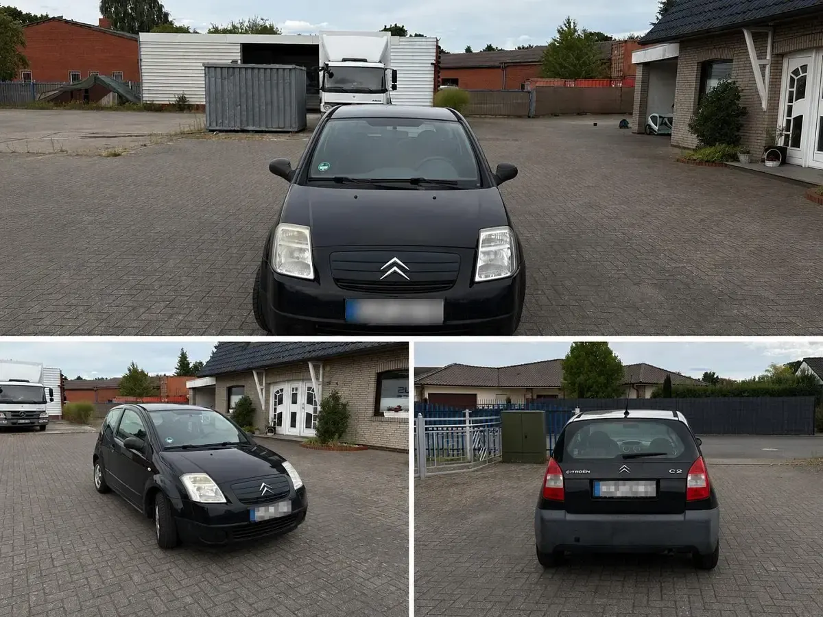 Gebraucht Citroën C2 60 PS (44 kW) 2008 Schwarz Kleinwagen