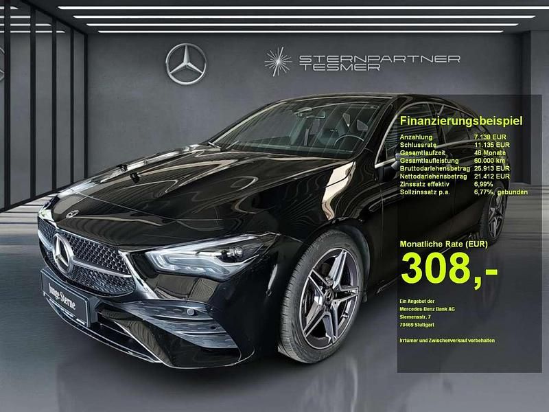 Schwarz Gebraucht 2024 Mercedes CLA180 Shooting Brake AMG Kombi | 29.400 € - Bild 1/3