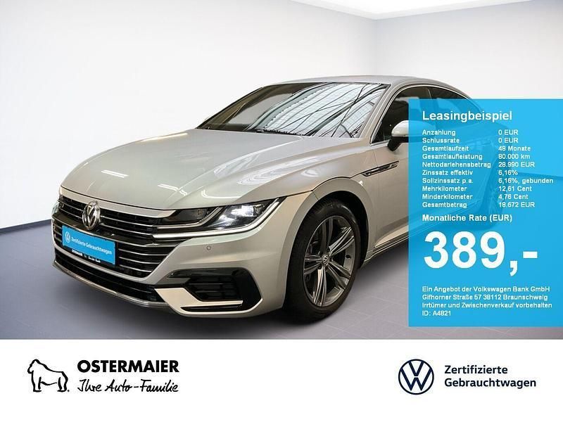 Reflexsilber metallic Gebraucht 2020 VW Arteon R-line Limousine | 31.780 € (Superpreis) - Bild 1/4