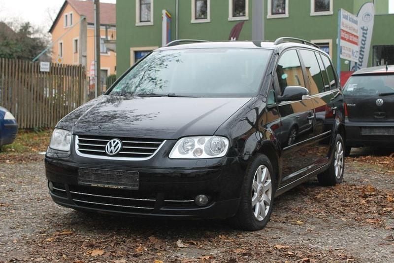 Schwarz Gebraucht 2005 VW Touran Trendline Van / Kleinbus | 1.999 € (Guter Preis) - Bild 1/4