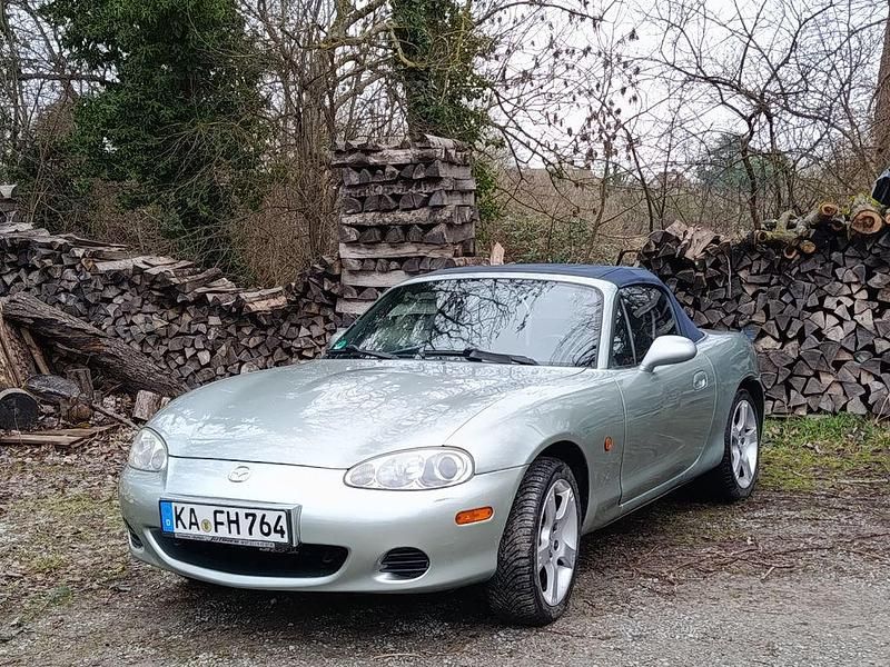 Gebraucht Mazda MX5 110 PS (80 kW) 2003 Silber Cabrio