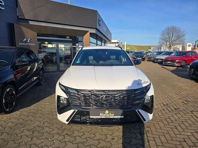 Gebraucht Hyundai Tucson N Line 150 PS (110 kW) 2025 Atlas white / sol SUV