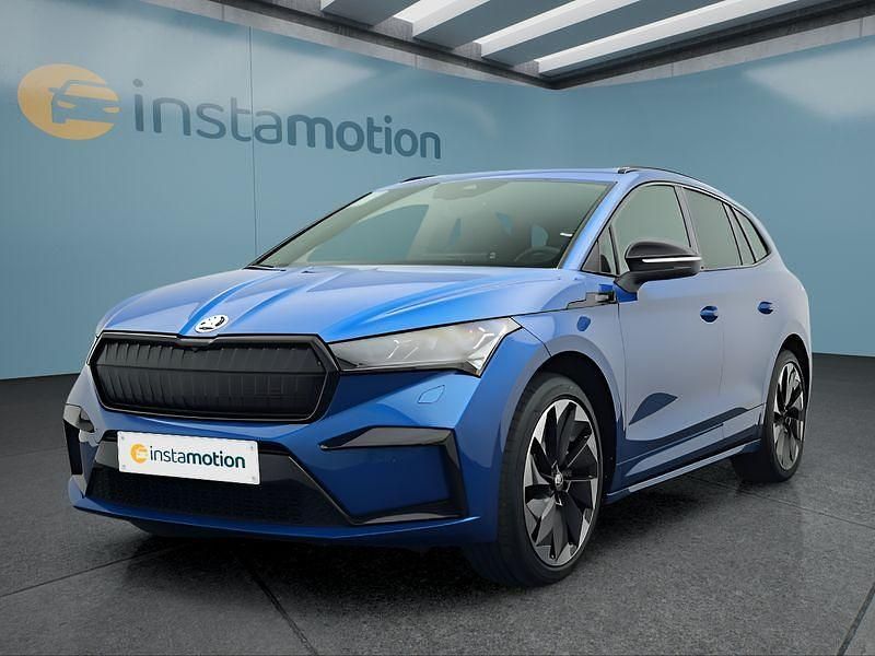 Blau Gebraucht 2022 Skoda Enyaq iV SUV | 35.799 € (Fairer Preis) - Bild 1/4