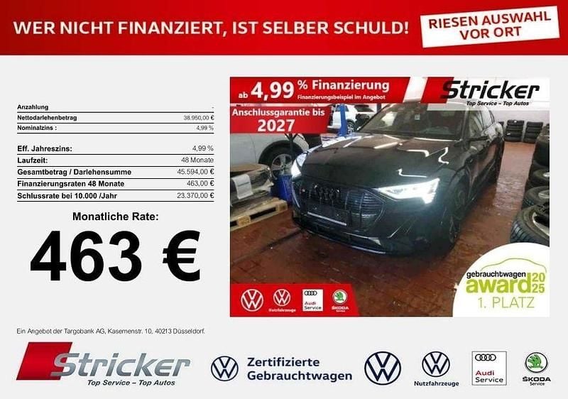 Gebraucht Audi e-tron Sport 369 kW (503 PS) 2022 Mythosschwarz metallic (metallic) SUV
